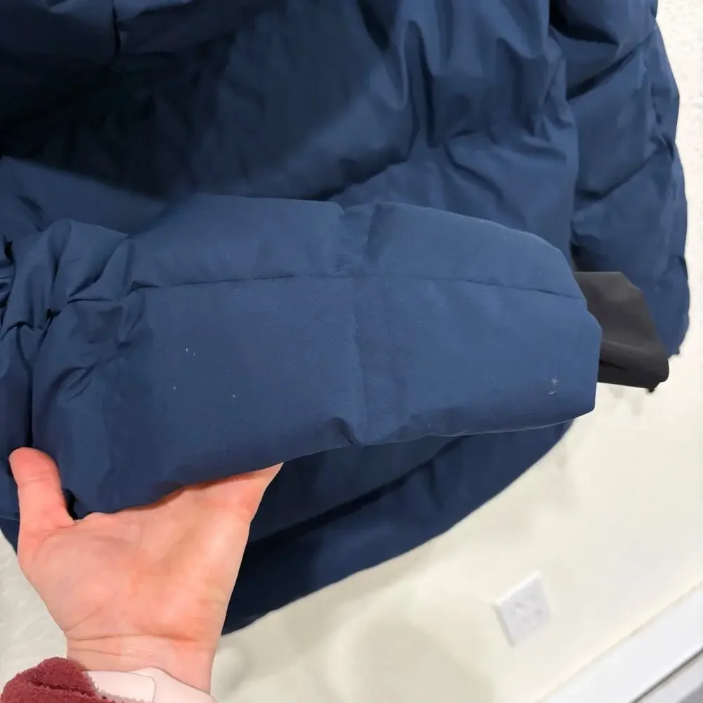 AI Riders on the Storm Down Jacket Kids 12Y Blue Hooded Full Zip